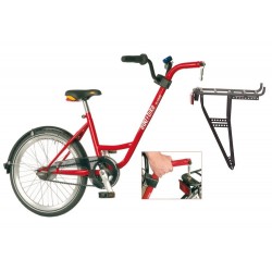 Trailer add + bike by Roland Farbe rot, ohne Schaltung mit Freilauf